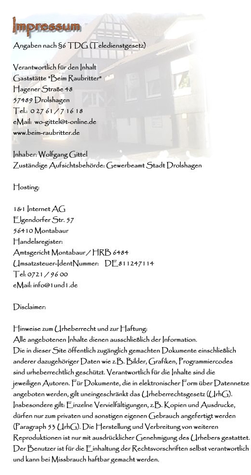 Impressum